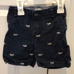 Children’s Place 3T Navy Fishbone Shorts